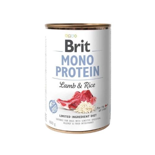 Brit Mono Protein Lamb &amp; Rice 400g Mokra karma monobiałkowa dla psa zoomisia.jpg