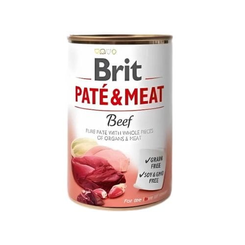 Brit Pate &amp; Meat Wołowina 400g Mokra karma dla psa zoomisia.jpg