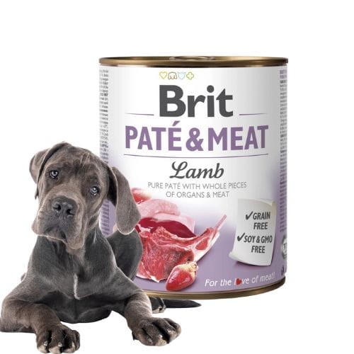 Brit Pate &amp; Meat Jagnięcina 800g mokra karma dla psa z jagnięciną a.jpg