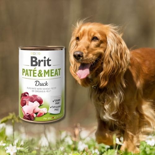 Brit Pate &amp; Meat 400g Mokra karma dla psa z kaczką a.jpg