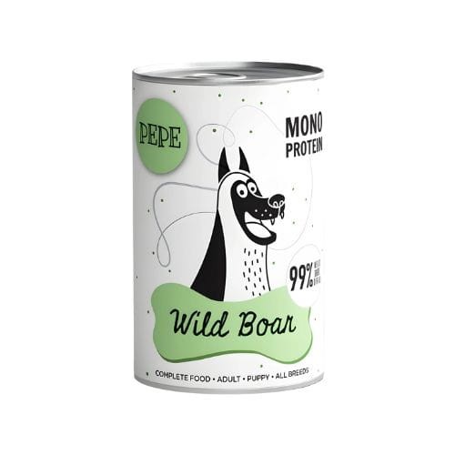 Paka Zwierzaka Dzik 400g Monoproteinowa karma mokra dla psa