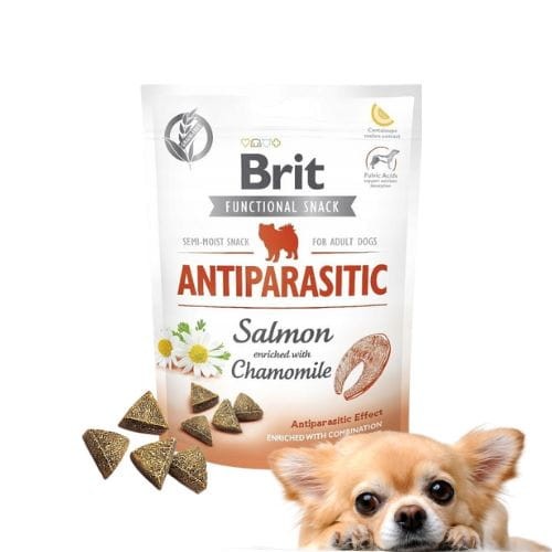 Brit Care Functional Snack Antiparasitic 150g Przysmak dla psa z ziołami