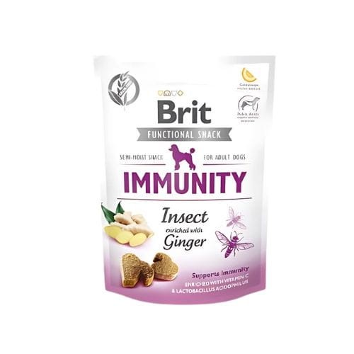 Brit Care Functional Snack Immunity 150g Przysmak dla psa z owadami