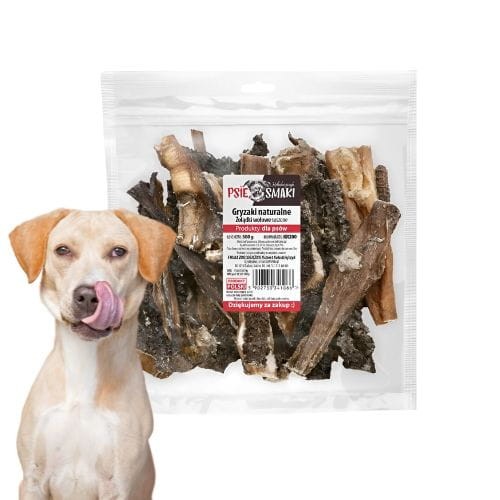 Żwacze Wołowe 500g Przysmak dla psa naturalny gryzak