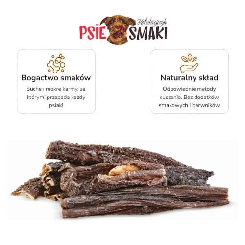 Żwacze Wołowe 500g Przysmak dla psa naturalny gryzak