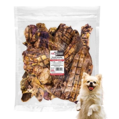 Płuca Wieprzowe Suszone 1 kg naturalny gryzak dla psa kostka