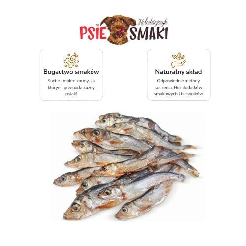 Szprotki suszone 50g Naturalna przekąska dla psa
