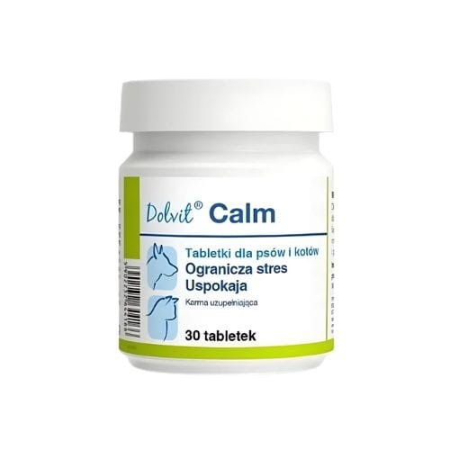 Dolvit Calm 30 tabl. Tabletki dla psa na stres uspokajające zoomisia.jpg