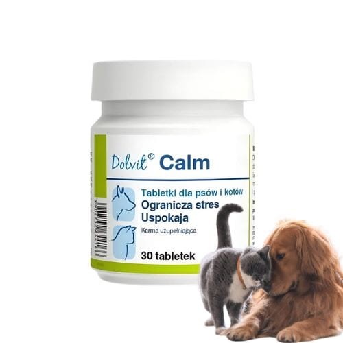 Dolvit Calm 30 tabl. Tabletki dla psa na stres uspokajające.jpg