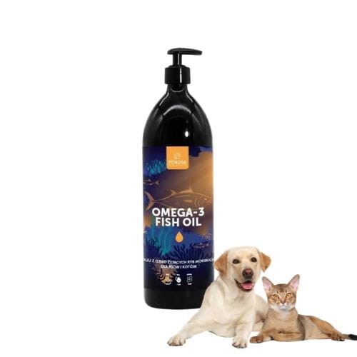 Pokusa Omega‑3 Fish Oil 1000 ml Olej dla psa i kota z kwasami omega.jpeg