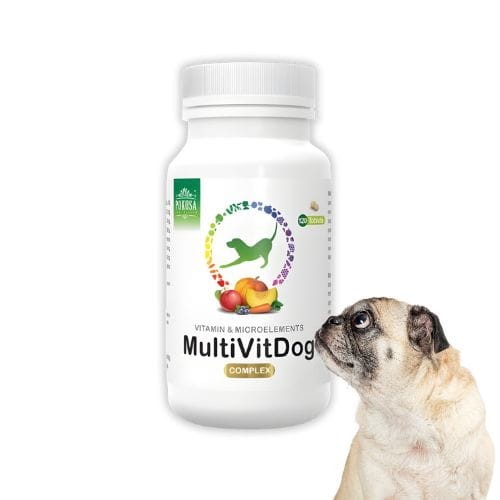 Pokusa Multivit Dog 120 tabl. Suplement dla psa z witaminami i minerałami a.jpg