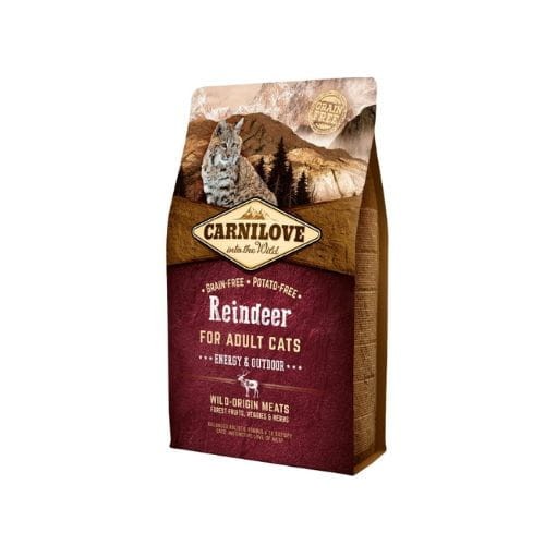 Carnilove Cat Energy & Outdoor Renifer 6kg  Sucha karma dla kota aktywnego