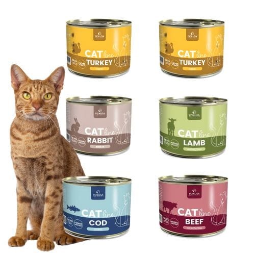 Pokusa CatLine Mix 6×200 g mokra karma dla kota Mix smaków