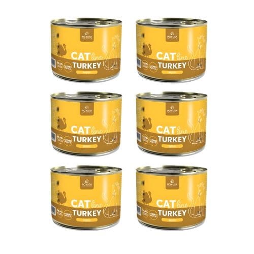 Pokusa CatLine Indyk 6x200g Mokra karma dla kota z indykiem