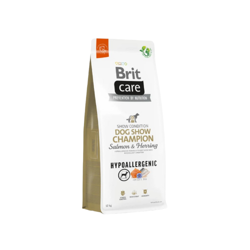 Brit Care Show Champion 12kg hipoalergiczna sucha karma dla psa z łososiem i śledziem zoomisia.png