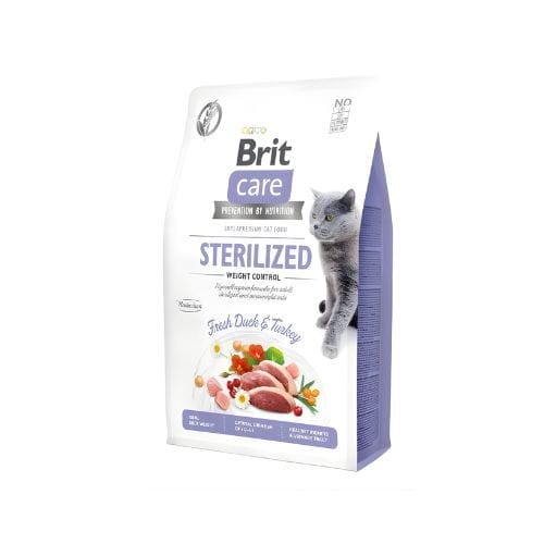 Brit Care Cat Grain Free Sterilized Weight Control 2kg Sucha karma dla kota z nadwagą zoomisia.jpg
