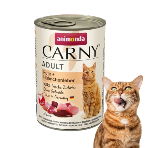 Animonda Carny Adult Indyk i Wątróbka z kurczaka 400g dla kota
