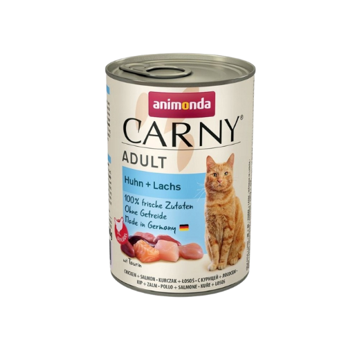 Animonda Carny Adult Kurczak z Łososiem 400g karma mokra dla kota