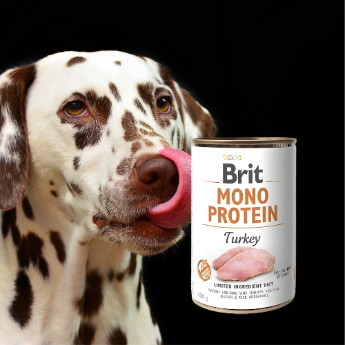 Brit Mono Protein Turkey 400g Mokra karma dla psa z indykiem zoomisia.png