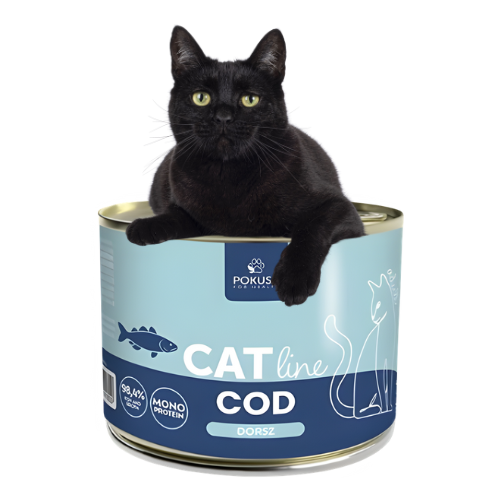 Pokusa CatLine Dorsz 200g - mokra karma dla kotów z dorszem