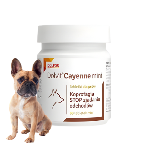 Dolvit Cayenne 60 tabl. mini tabletki dla psa przeciw zjadaniu odchodów a.png