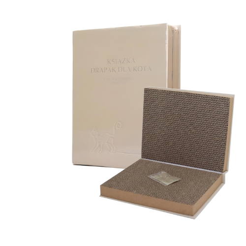 Hilton Kartonowy drapak dla kota z kocimiętką Scratch Book