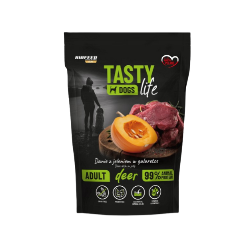 Tasty Dogs Life Mix Smaków 8x500g Mokra karma dla psów w galaretce