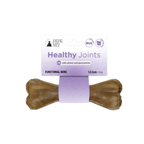 Pepe Vet Healthy Joints 13,5cm Kość funkcjonalna dla psa z łososiem i glukozaminą