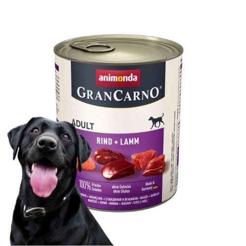 Animonda Gran Carno Wołowina z Jagnieciną 800g Mokra karma dla psa