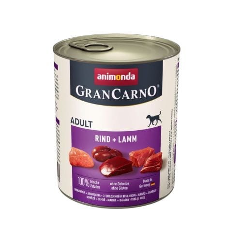 Animonda Gran Carno Wołowina z Jagnieciną 800g Mokra karma dla psa