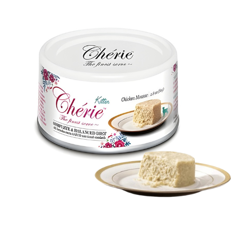 Cherie Mus z Kurczaka 80 g Pełnoporcjowa mokra karma dla kociąt sl.png