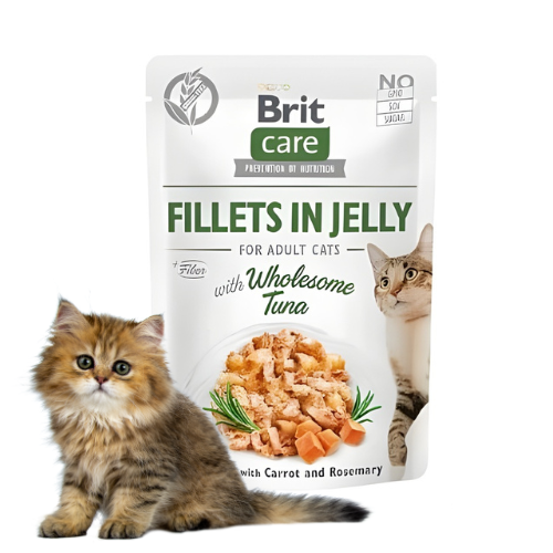 Brit Care Cat Filety 85g Mokra karma dla kota z tuńczykiem.png