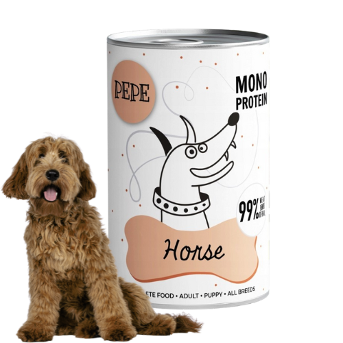 Paka Zwierzaka Konina 400g Karma mokra dla psa zoomisia.png