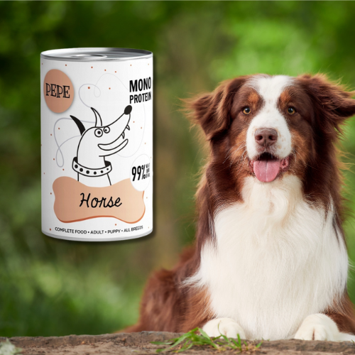 Paka Zwierzaka Konina 400g Karma mokra dla psa.png