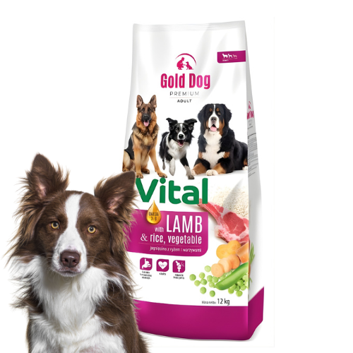 Gold Dog Premium Vital 12 kg Sucha karma dla psa z jagnięciną
