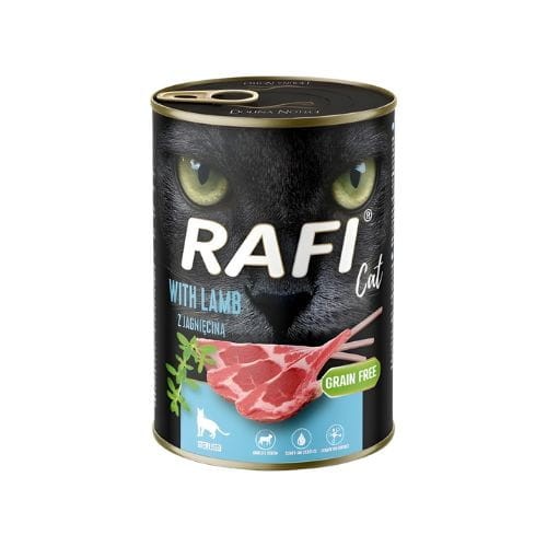 Rafi Cat Sterilised Adult 400g Mokra karma dla kota z jagnięciną