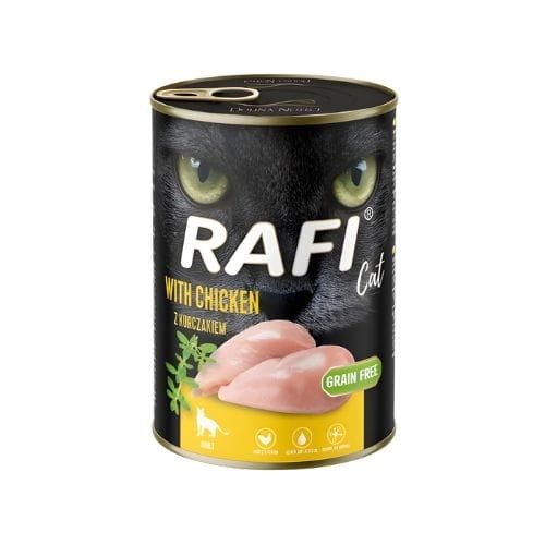 RAFI Cat Adult Kurczak 400g – Mokra karma dla kota z kurczakiem