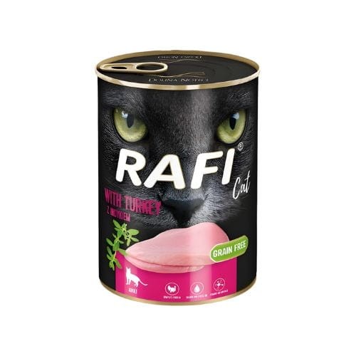 Rafi Cat Adult 400g Mokra karma dla kota z indykiem