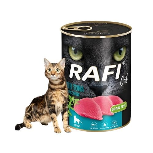 Rafi Cat Sterilised Adult 400g Mokra karma dla kota z tuńczykiem