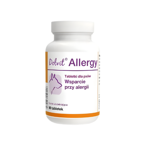 Dolfos Dolvit Allergy 90 tabletek Wsparcie przy alergii dla psa zoomisia.png