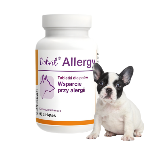 Dolfos Dolvit Allergy 90 tabletek Wsparcie przy alergii dla psa .png