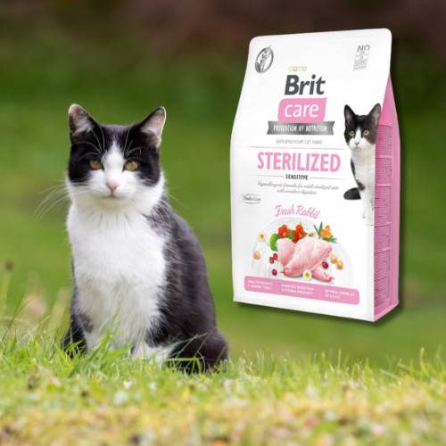 Brit Care Grain Free Sterilized Sensitive 2 kg sucha karma dla kota zoomisia.png
