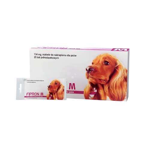 Fipron M 134 mg Krople na pchły i kleszcze dla psa 10–20 kg.png