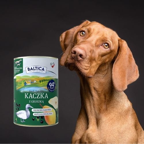 Baltica Kaczka z Gruszką 400g Mokra karma dla psa z naturalnym składem