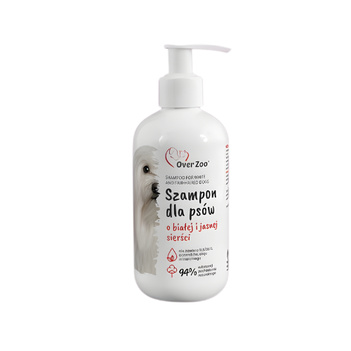 Szampon jasna sierść 250 ml Over Zoo Szampon dla psa o białej sierści
