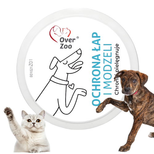OverZoo Ochrona łap i modzeli 50 g Regeneracja i pielęgnacja dla psa i kota