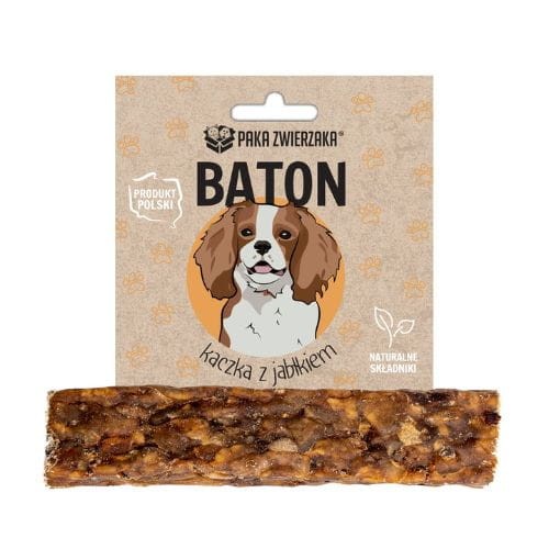 Paka Zwierzaka Baton Kaczka z Jabłkiem – Naturalny gryzak dla psów