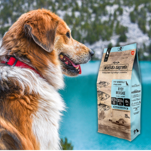Wiejska Zagroda Ryby Morskie 20kg Sucha karma dla psa bezzbożowa al.png