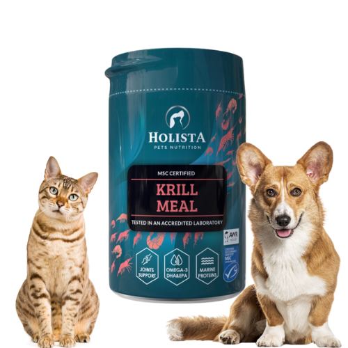 Holista Krill Meal 100 g Minerały Omega-3 dla psa i kota