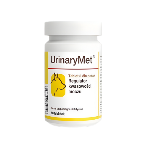 Dolfos UrinaryMet 60 tabl. Regulator kwasowości moczu dla psa L‑Metionina zoomisia.png